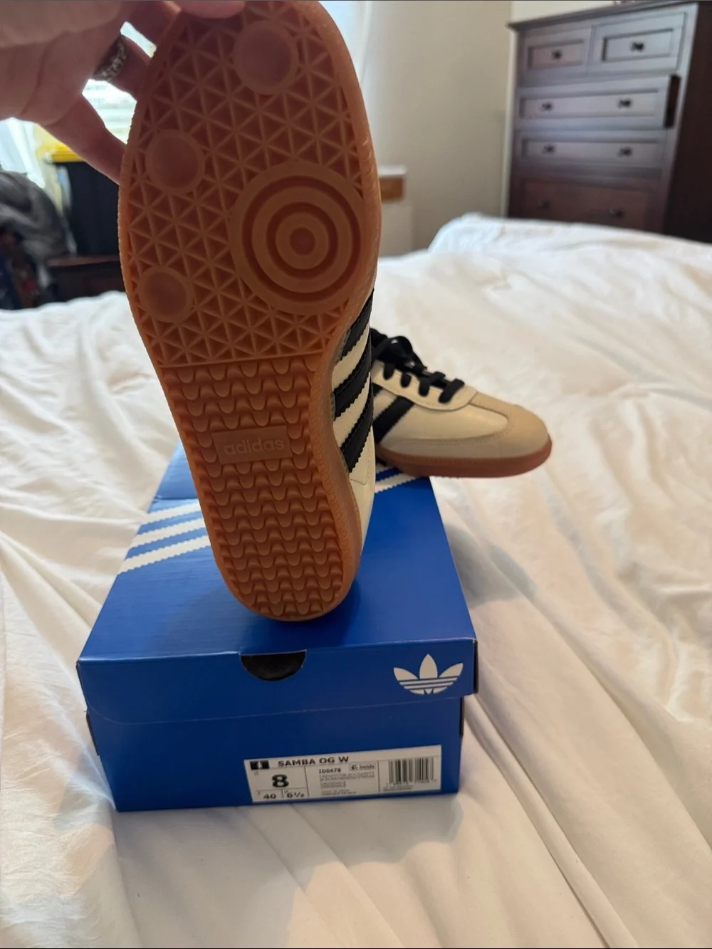 adidas Samba OG Women’s Sneakers - White, Black, Gum